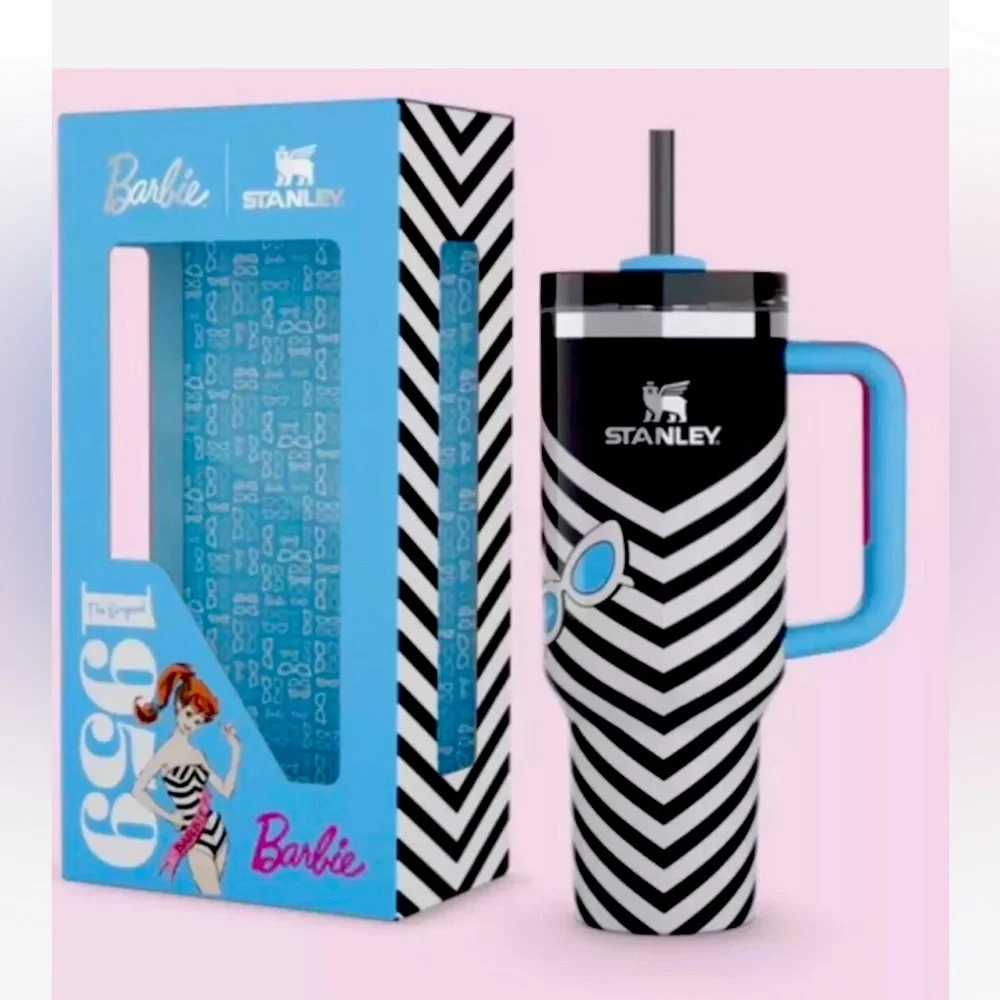 BRAND NEW Barbie x Stanley Tumbler 1959 ORIGINAL 40oz Quencher, SHIPS FA… - Picture 1 of 8